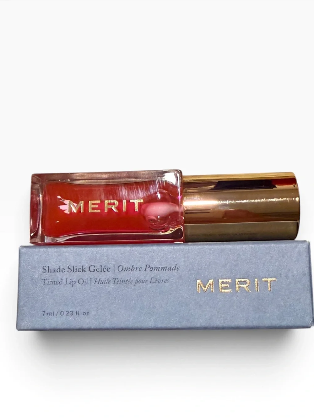 MERIT Slick Gelée Tinted Lip Oil in Les Deux